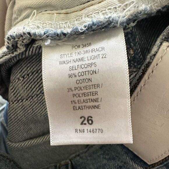 Re/Done Originals High Rise Ankle Crop Jeans - Picture 11 of 12